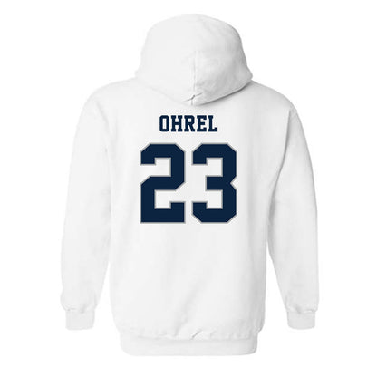 Xavier - NCAA Women's Lacrosse : Riley Ohrel - Classic Shersey Hooded Sweatshirt-1