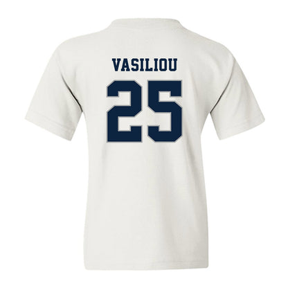 Xavier - NCAA Baseball : Evan Vasiliou - Classic Shersey Youth T-Shirt-1