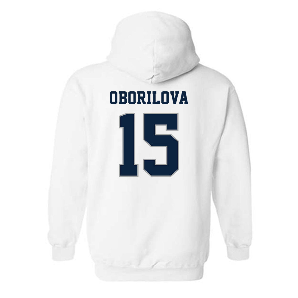 Xavier - NCAA Women's Basketball : Petra Oborilova - Classic Shersey Hooded Sweatshirt-1