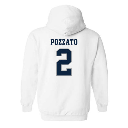 Xavier - NCAA Men's Basketball : Gabriel Pozzato - Classic Shersey Hooded Sweatshirt-1