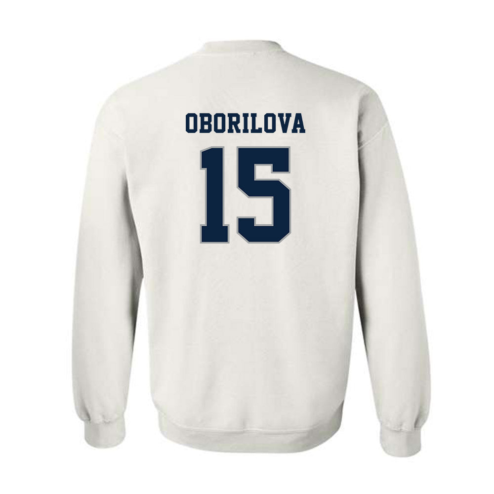 Xavier - NCAA Women's Basketball : Petra Oborilova - Classic Shersey Crewneck Sweatshirt-1
