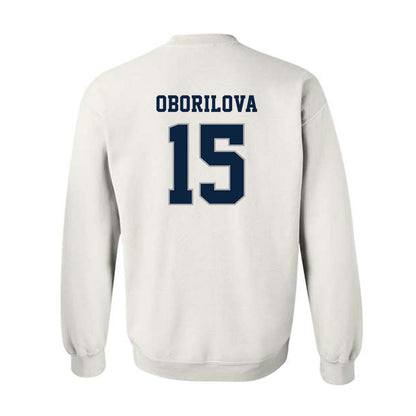 Xavier - NCAA Women's Basketball : Petra Oborilova - Classic Shersey Crewneck Sweatshirt-1