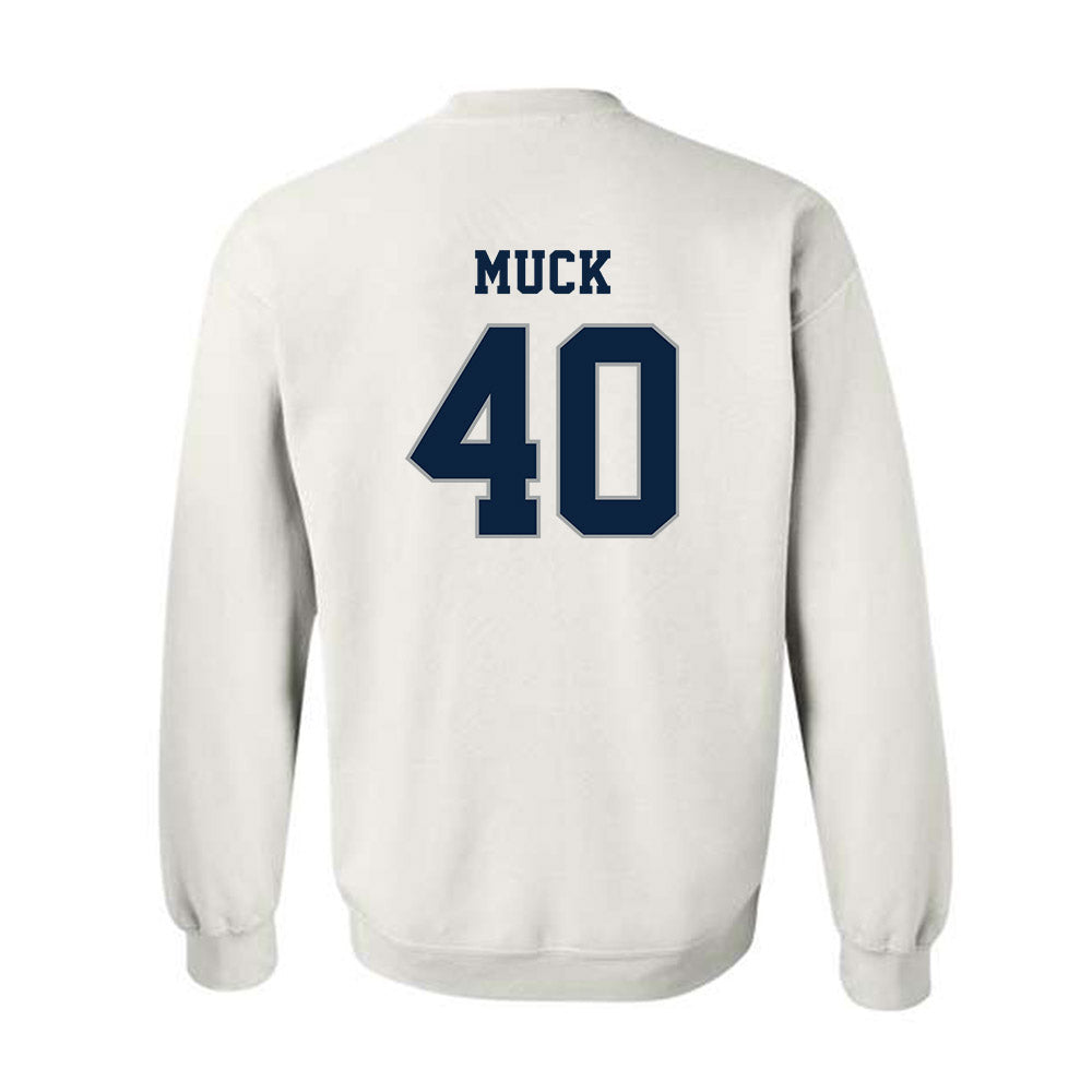 Xavier - NCAA Baseball : Karter Muck - Classic Shersey Crewneck Sweatshirt-1