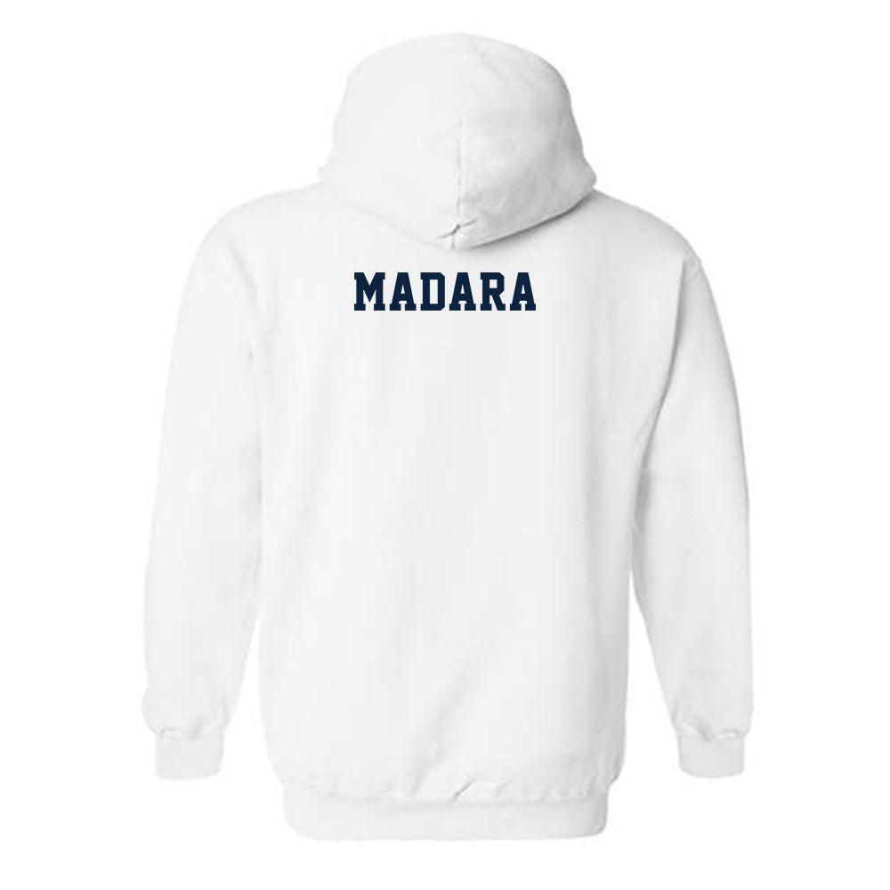 Xavier - NCAA Women's Swimming & Diving : Teegan Madara - Classic Shersey Hooded Sweatshirt-1