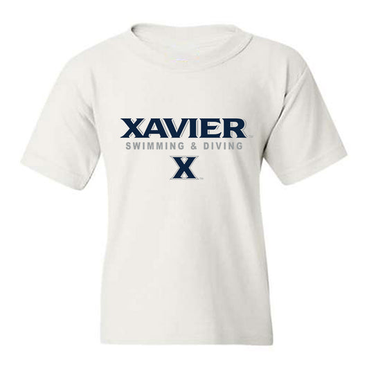Xavier - NCAA Men's Swimming & Diving : Joshua Martin - Classic Shersey Youth T-Shirt-0