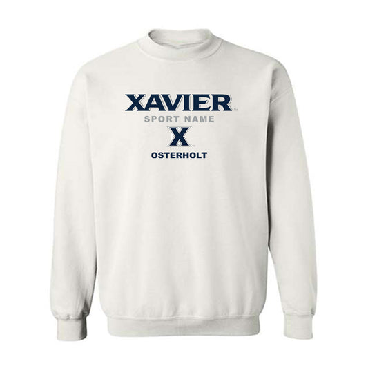 Xavier - NCAA Men's Soccer : Brandon Osterholt - Crewneck Sweatshirt Classic Shersey