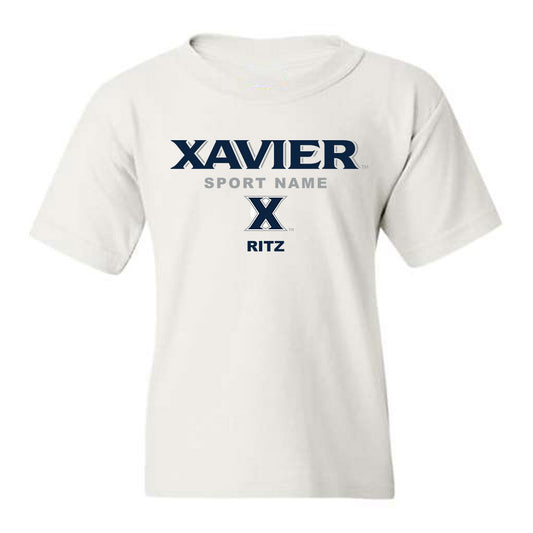 Xavier - NCAA Women's Swimming & Diving : Erin Ritz - Youth T-Shirt Classic Shersey