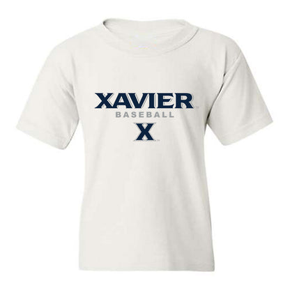 Xavier - NCAA Baseball : Clay Burdette - Classic Shersey Youth T-Shirt-0