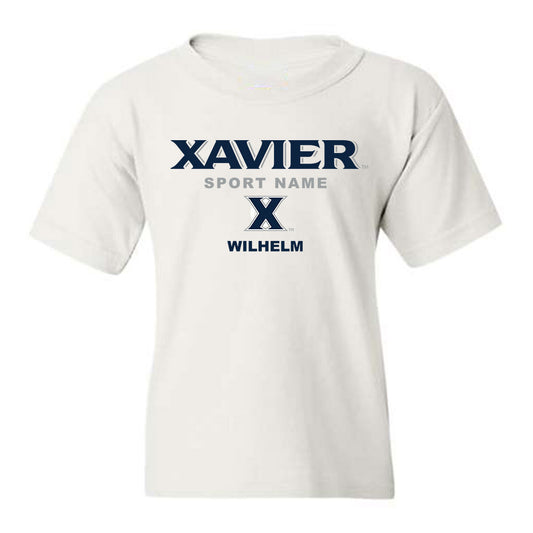 Xavier - NCAA Men's Golf : AJ Wilhelm - Youth T-Shirt Classic Shersey