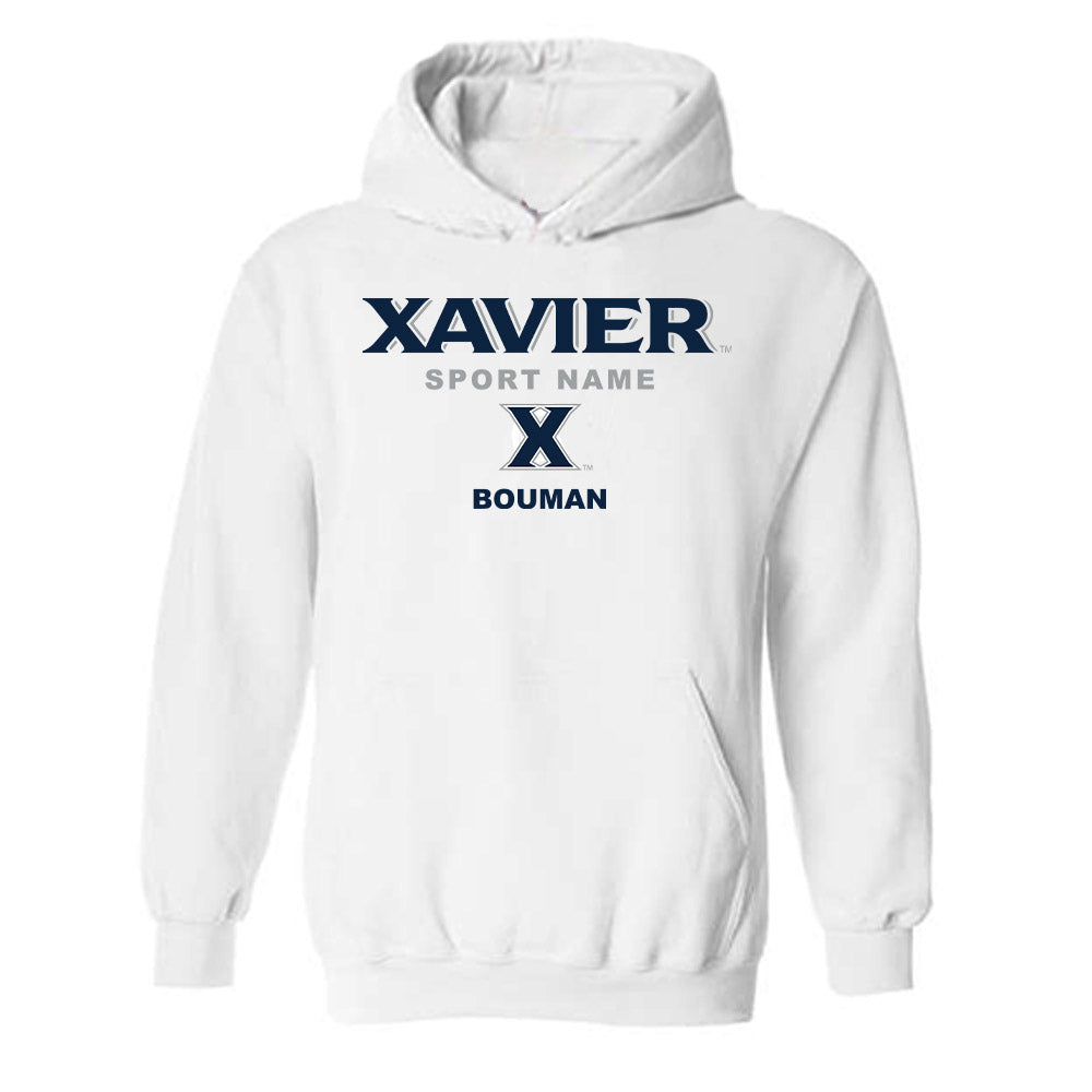Xavier - NCAA Women's Lacrosse : Gabby Bouman - Hooded Sweatshirt Classic Shersey