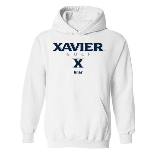 Xavier - NCAA Women's Golf : Hunar Brar - Classic Shersey Hooded Sweatshirt-0