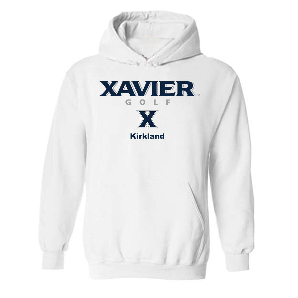 Xavier - NCAA Women's Golf : Ashley Kirkland - Classic Shersey Hooded Sweatshirt-0