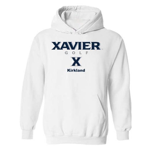 Xavier - NCAA Women's Golf : Ashley Kirkland - Classic Shersey Hooded Sweatshirt-0