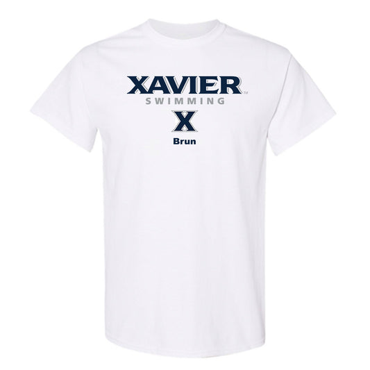 Xavier - NCAA Men's Swimming & Diving : Truman Brun - Classic Shersey T-Shirt-0