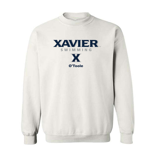 Xavier - NCAA Women's Swimming & Diving : Maggie O'Toole - Classic Shersey Crewneck Sweatshirt-0