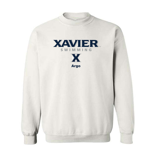 Xavier - NCAA Women's Swimming & Diving : Ryon Argo - Classic Shersey Crewneck Sweatshirt-0