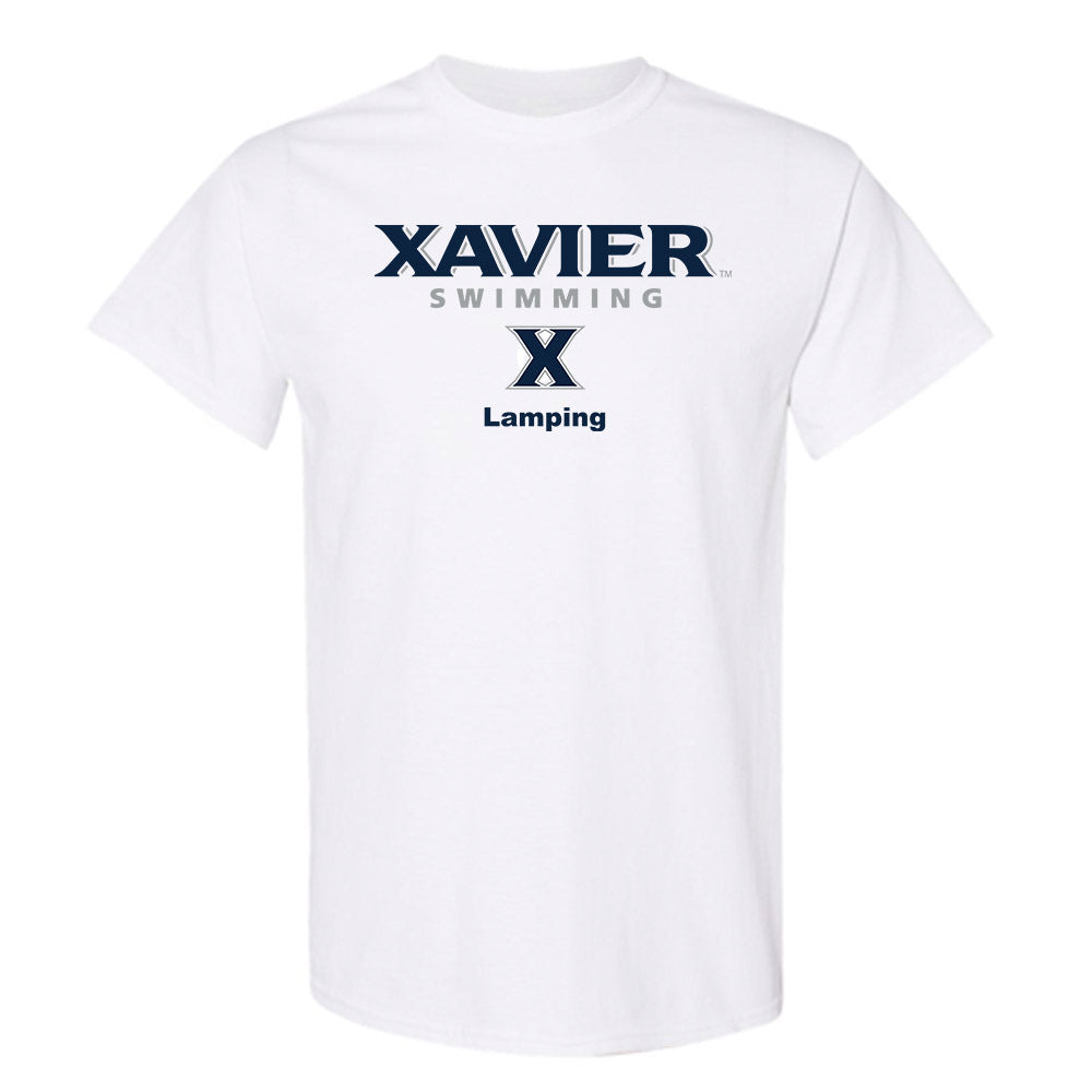 Xavier - NCAA Men's Swimming & Diving : Adam Lamping - Classic Shersey T-Shirt-0