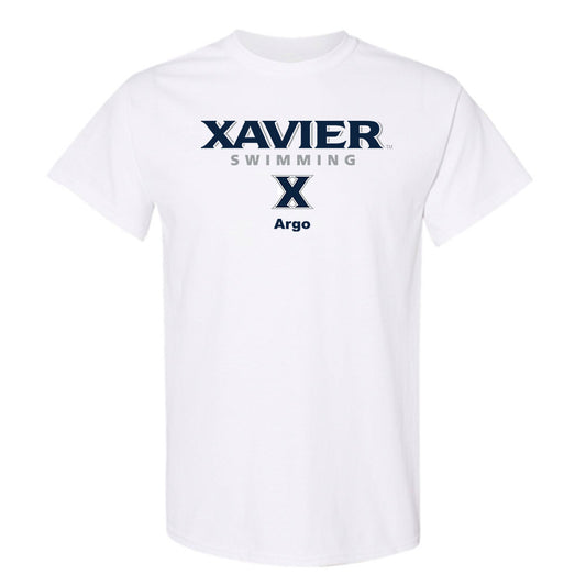 Xavier - NCAA Women's Swimming & Diving : Ryon Argo - Classic Shersey T-Shirt-0