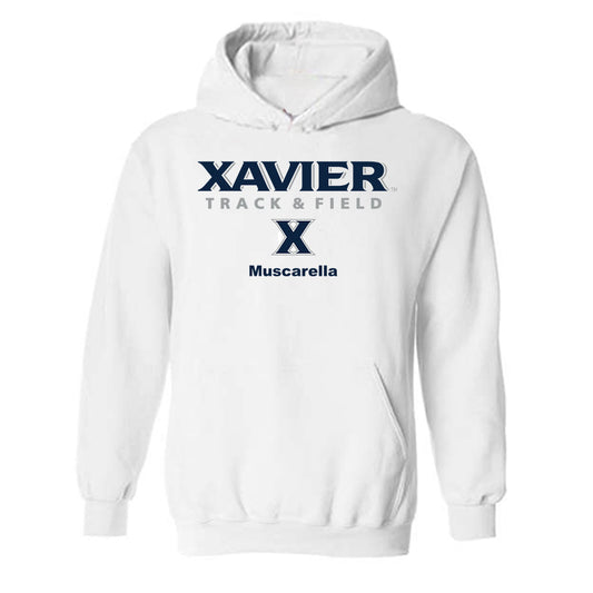 Xavier - NCAA Men's Track & Field : Nick Muscarella - Classic Shersey Hooded Sweatshirt-0