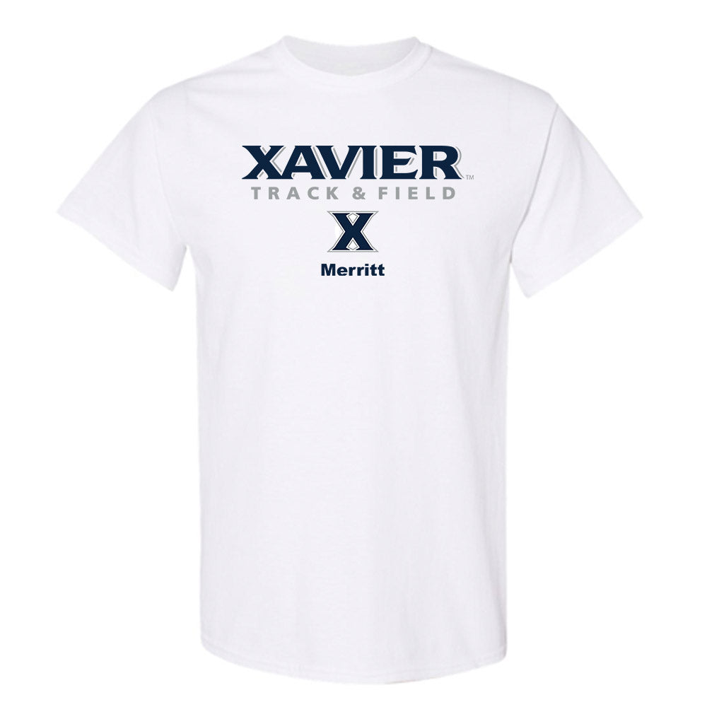 Xavier - NCAA Men's Track & Field : Andrew Merritt - Classic Shersey T-Shirt-0