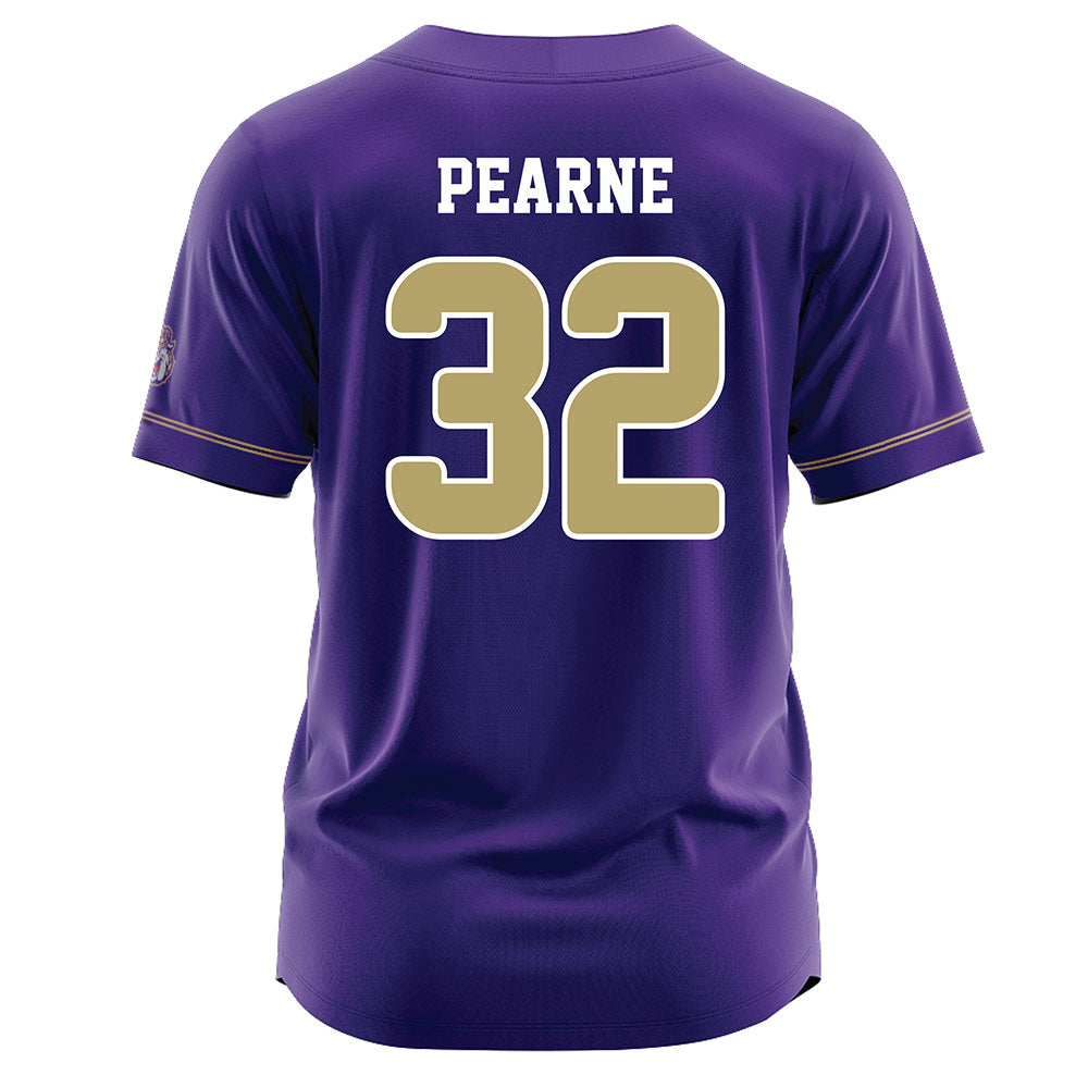 JMU - NCAA Baseball : Sam Pearne - Purple Jersey-1