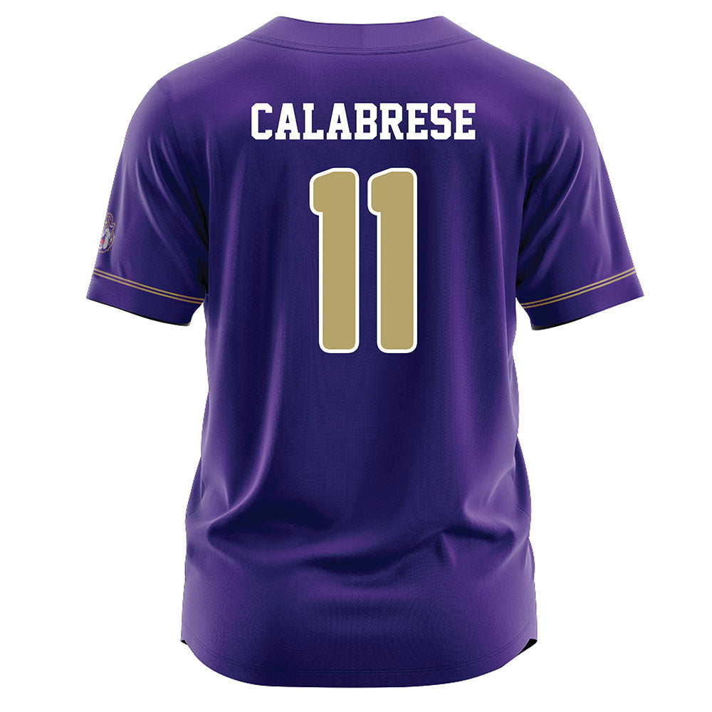 JMU - NCAA Baseball : Coleman Calabrese - Purple Jersey