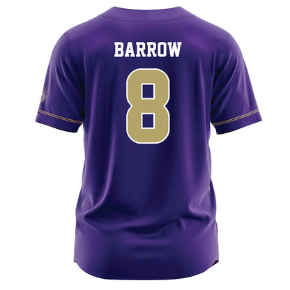 JMU - NCAA Baseball : Ben Barrow - Purple Jersey-1