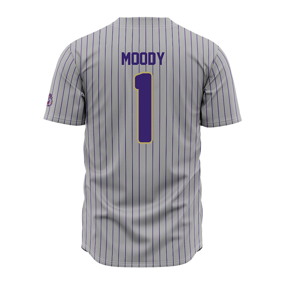 JMU - NCAA Baseball : Reece Moody - Grey Jersey-1