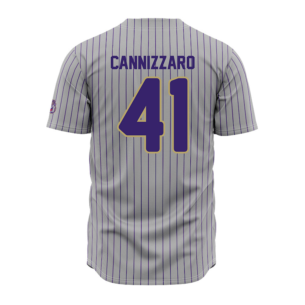 JMU - NCAA Baseball : Jack Cannizzaro - Grey Jersey-1
