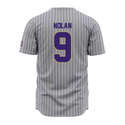 JMU - NCAA Baseball : Isaiah Nolan - Grey Jersey-1
