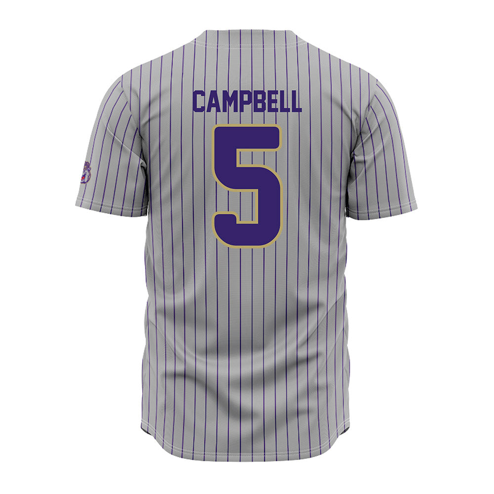 JMU - NCAA Baseball : Wyatt Campbell - Grey Jersey-1