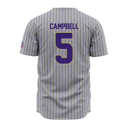 JMU - NCAA Baseball : Wyatt Campbell - Grey Jersey-1