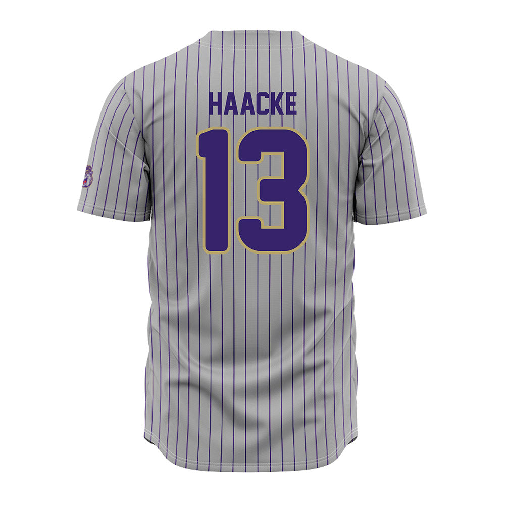 JMU - NCAA Baseball : Will Haacke - Grey Jersey-1