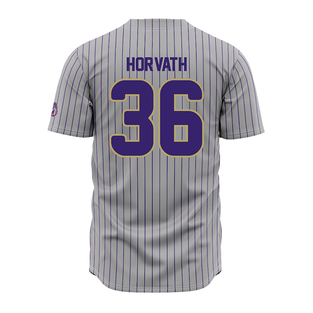 JMU - NCAA Baseball : Adam Horvath - Grey Jersey-1