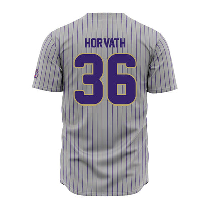 JMU - NCAA Baseball : Adam Horvath - Grey Jersey-1