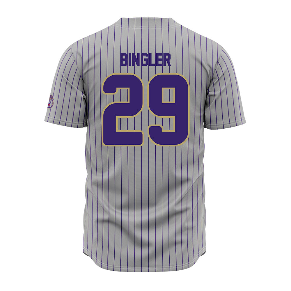 JMU - NCAA Baseball : Alex Bingler - Grey Jersey-1