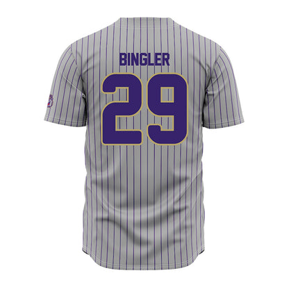 JMU - NCAA Baseball : Alex Bingler - Grey Jersey-1