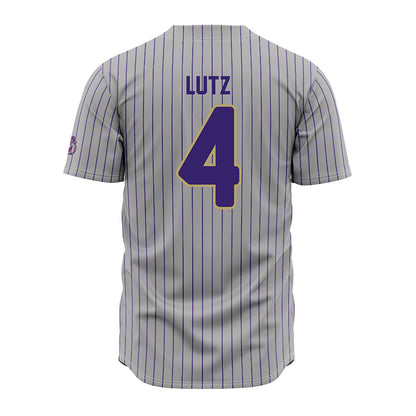 JMU - NCAA Baseball : Tyler Lutz - Grey Jersey-1