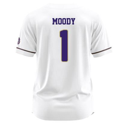 JMU - NCAA Baseball : Reece Moody - White Jersey-1