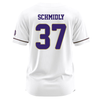 JMU - NCAA Baseball : Ike Schmidly - White Jersey-1
