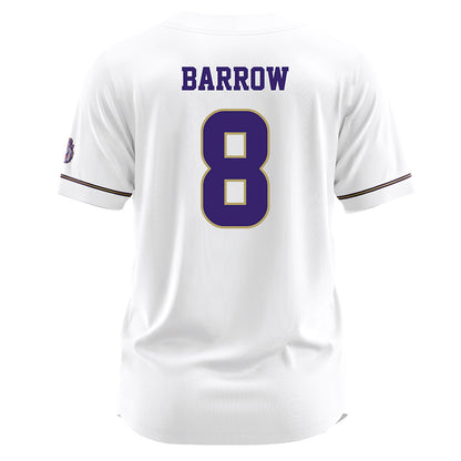 JMU - NCAA Baseball : Ben Barrow - White Jersey-1