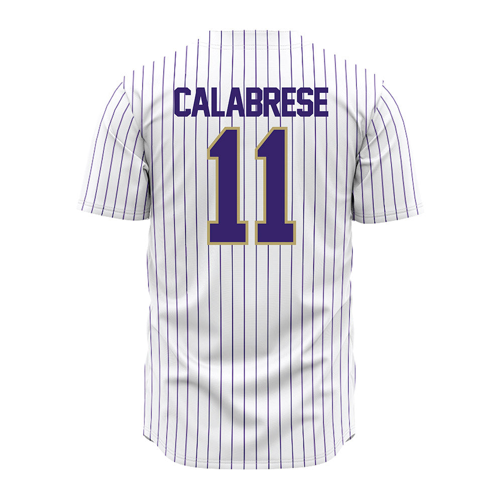 JMU - NCAA Baseball : Coleman Calabrese - White Jersey