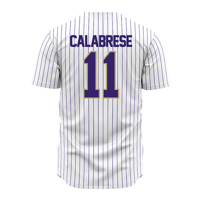 JMU - NCAA Baseball : Coleman Calabrese - White Jersey