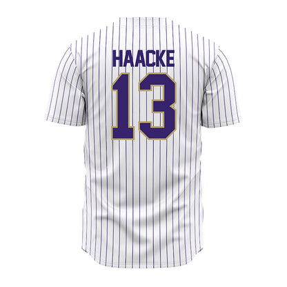 JMU - NCAA Baseball : Will Haacke - White Jersey-1