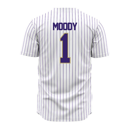 JMU - NCAA Baseball : Reece Moody - White Jersey-1