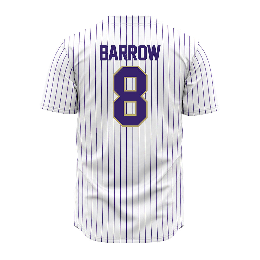JMU - NCAA Baseball : Ben Barrow - White Jersey-1