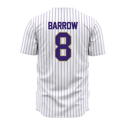 JMU - NCAA Baseball : Ben Barrow - White Jersey-1