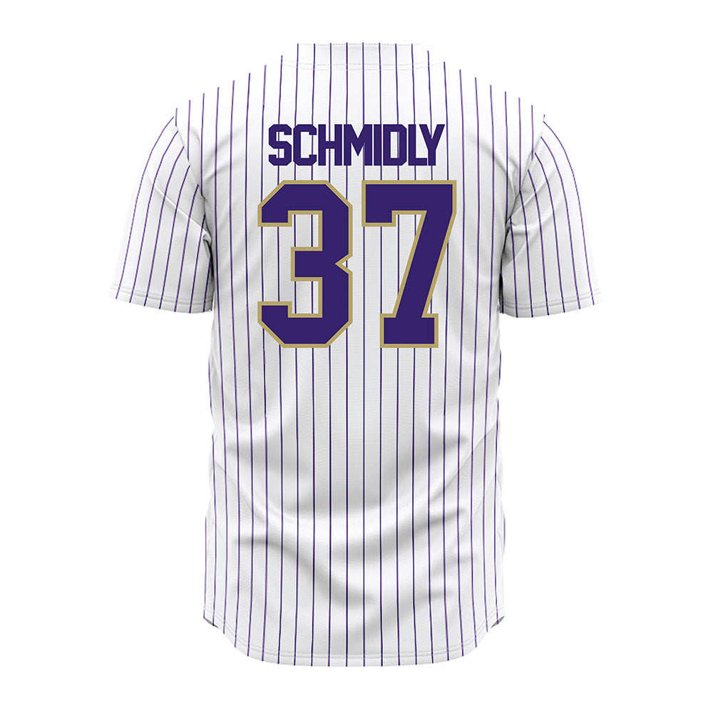 JMU - NCAA Baseball : Ike Schmidly - White Jersey-1