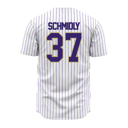 JMU - NCAA Baseball : Ike Schmidly - White Jersey-1