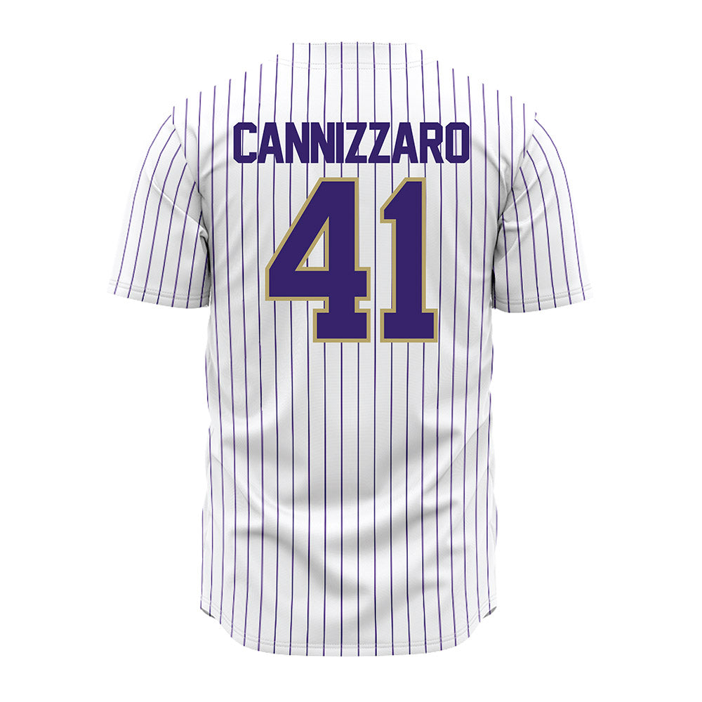 JMU - NCAA Baseball : Jack Cannizzaro - White Jersey-1